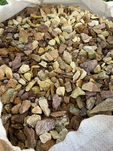 Златолит персиковый декоративная каменная крошка купить в Республике Северная Осетия