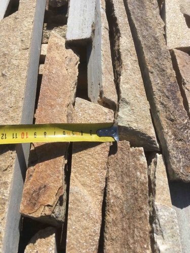 Горбушка златолит золотистый для облицовки купить в Республике Северная Осетия