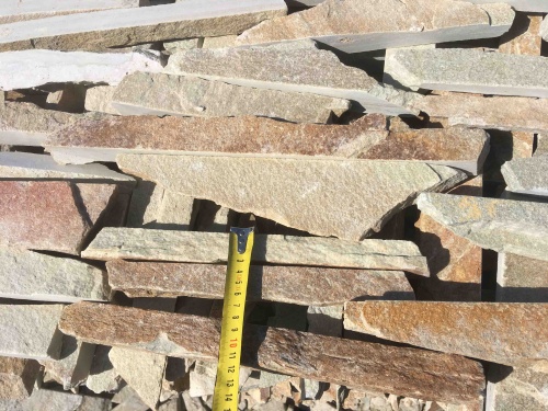 Горбушка златолит золотистый для облицовки купить в Республике Северная Осетия