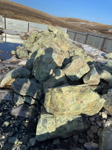 Камни для ландшафтного дизайна зелёные 10-60 килограмм купить в Республике Северная Осетия