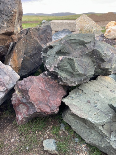 Камни для ландшафтного дизайна зелёные 10-60 килограмм купить в Республике Северная Осетия