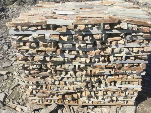 Горбушка златолит золотистый для облицовки купить в Республике Северная Осетия