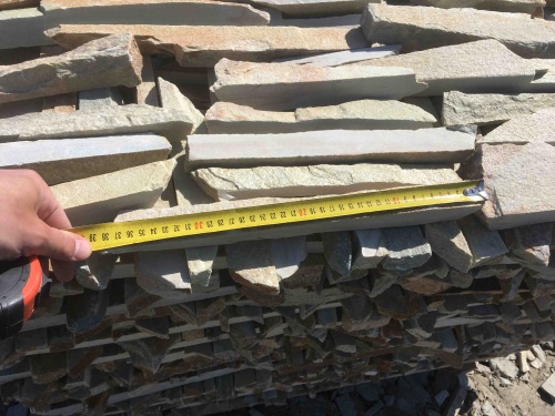 Горбушка златолит золотистый для облицовки купить в Республике Северная Осетия