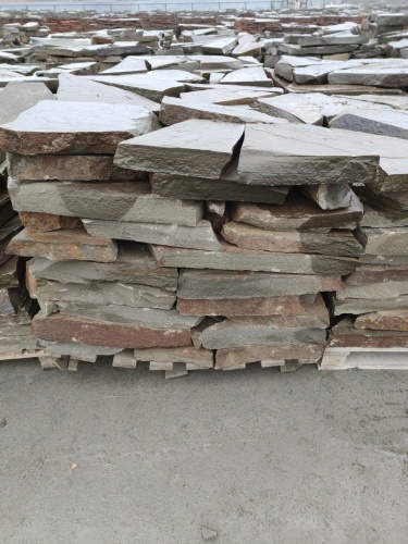 Плитняк песчаник серо-зелёный для мощения 60-65 мм купить в Республике Северная Осетия